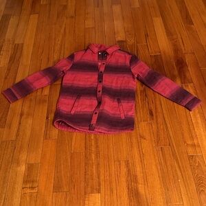Striped Button-Up Jacket Made By art class